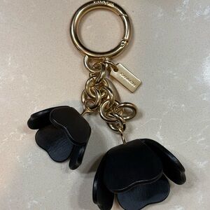 Coach Floral Keychain